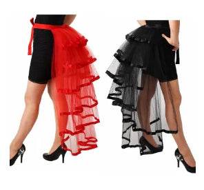 Stage Performance Game Dress Up Lace-up Pettiskirt Half-page Skirt Multi-color Free Size Lingerie - Mubimart