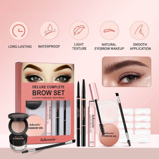 Full Set Of Eyebrows Suit Eyebrow Pencil Natural Suit - Mubimart