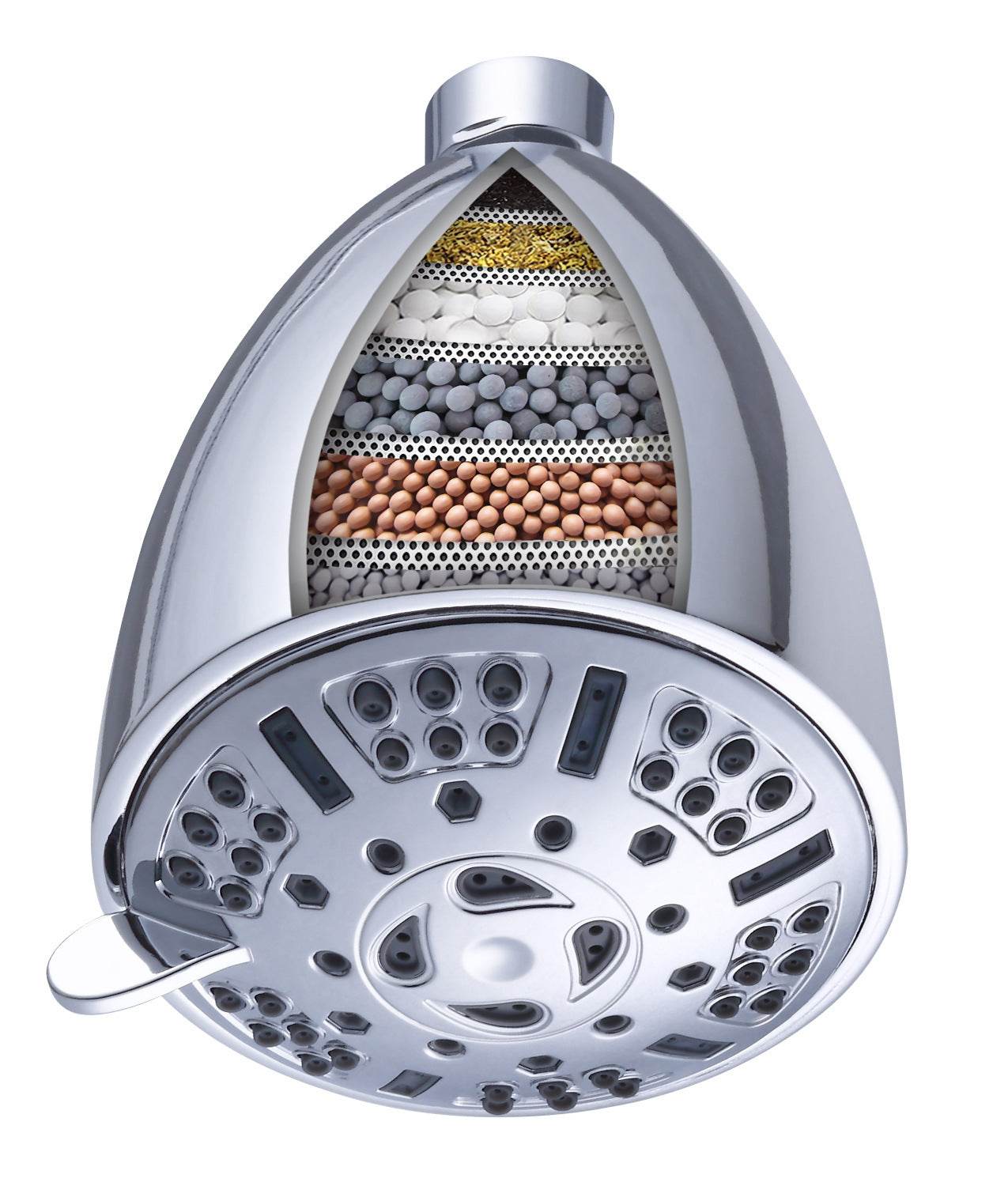 Shower Filtering Shower Head Top Spray - Mubimart
