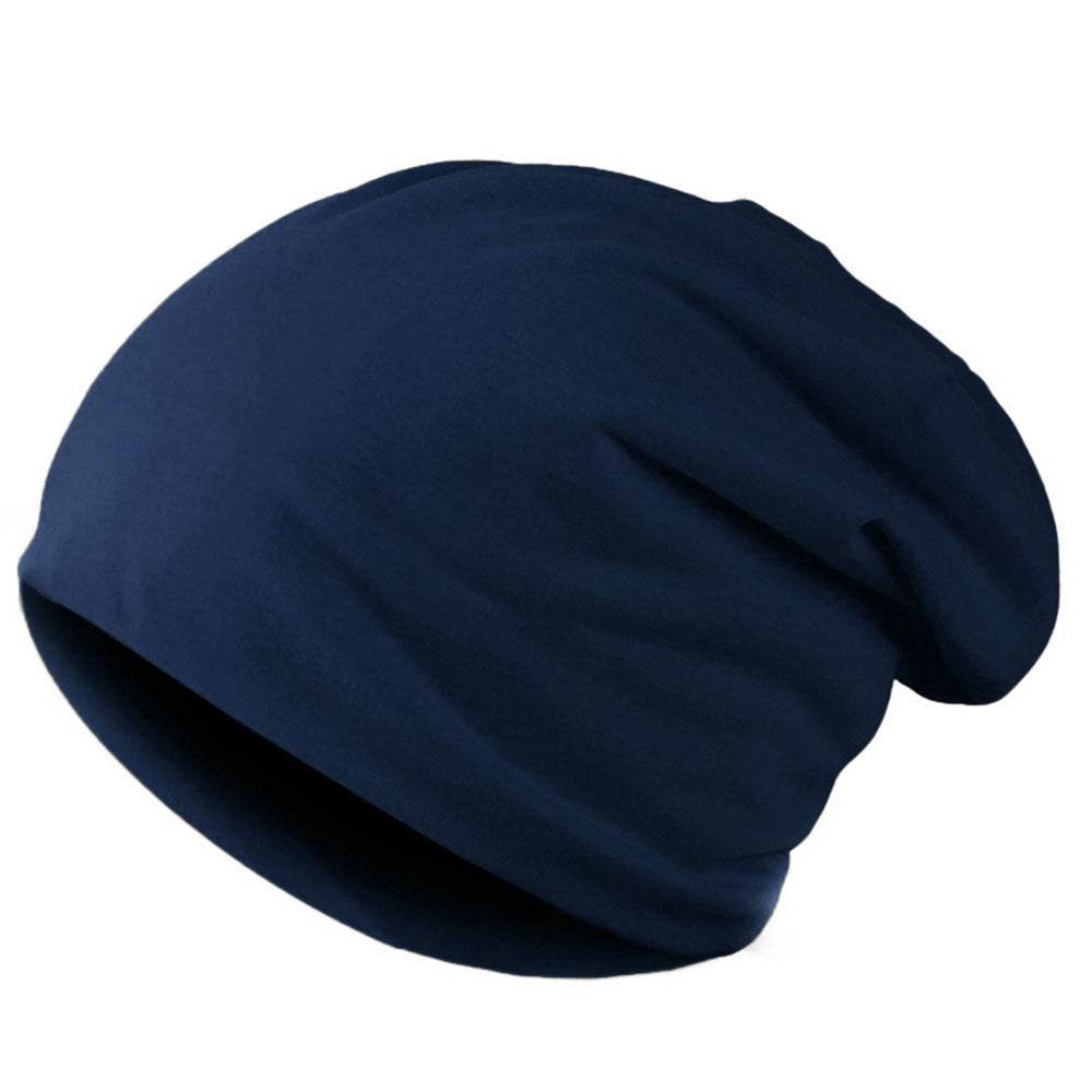 Solid Color Autumn Spring Beanies Hats For Man Male - Mubimart