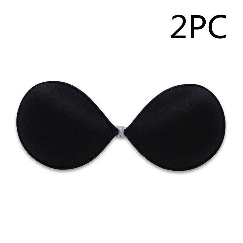 Breathable Seamless Push Up Strapless Invisible One Piece Silicone Bra - Mubimart