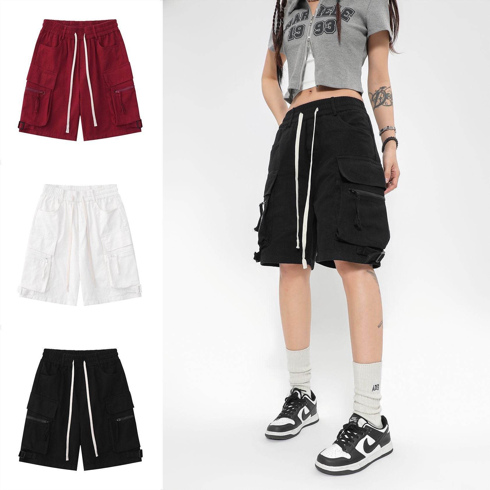 Summer Niche Pocket Casual Cargo Shorts - Mubimart