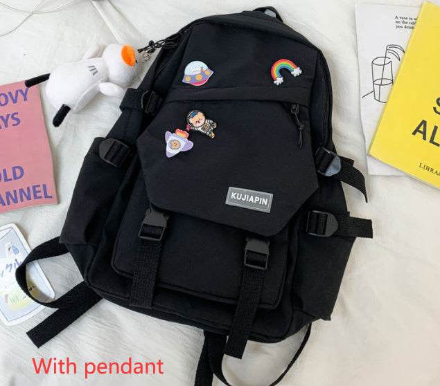 Backpack Women Fashion Casual School Bag Campus Backpack - Mubimart