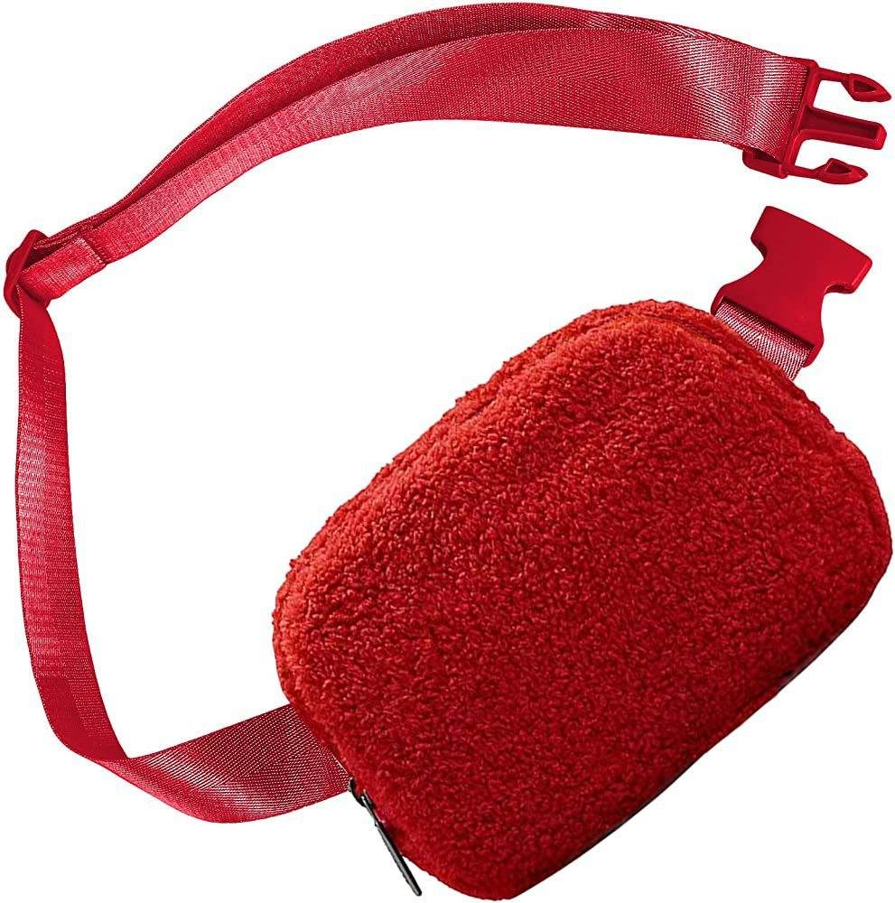 Plus Velvet Fanny Pack Sports Chest Crossbody Bag Outdoor Men's And Women's - Mubimart