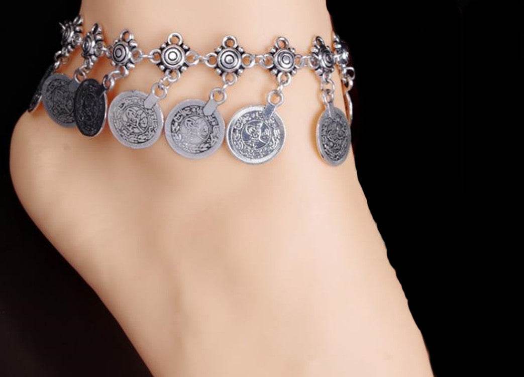 Turkey Coin Antalya Bracelet Beach Ankle - Mubimart