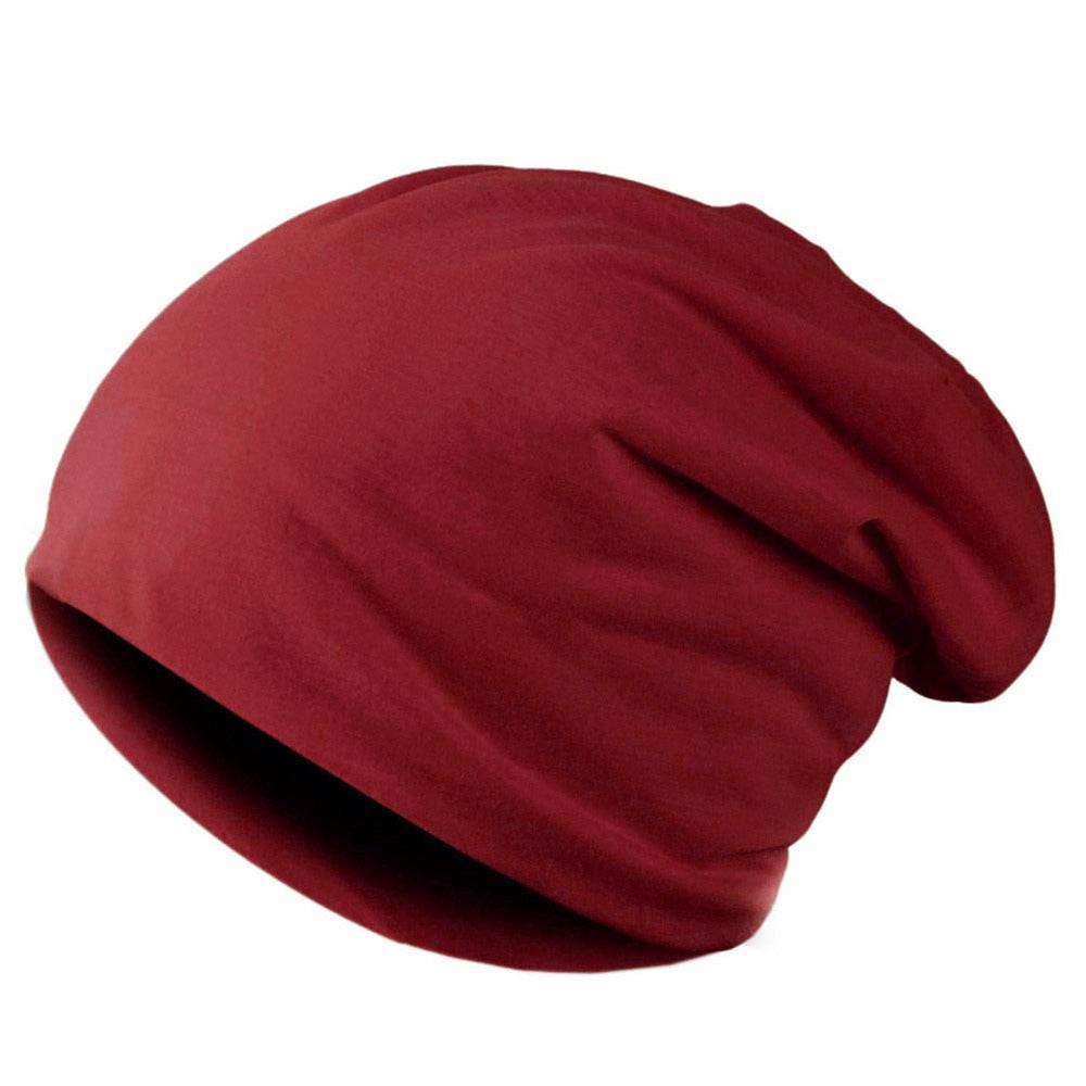 Solid Color Autumn Spring Beanies Hats For Man Male - Mubimart