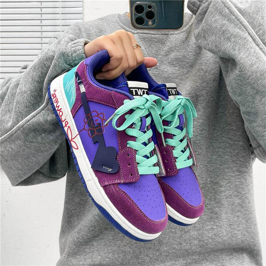 Mens Fashionable And Versatile Graffiti Shoes - Mubimart