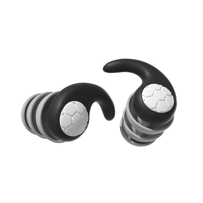 Sleeping And Swimming Waterproof Three-layer Silent Silicone Soundproof And Noise-reducing Earplug - Mubimart