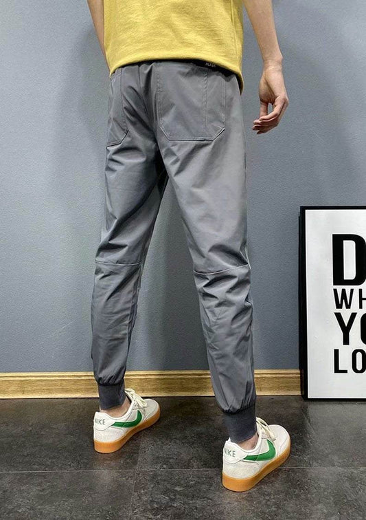 Casual Slim-fitting Fashion Brand Drawstring Jogger Pants - Mubimart