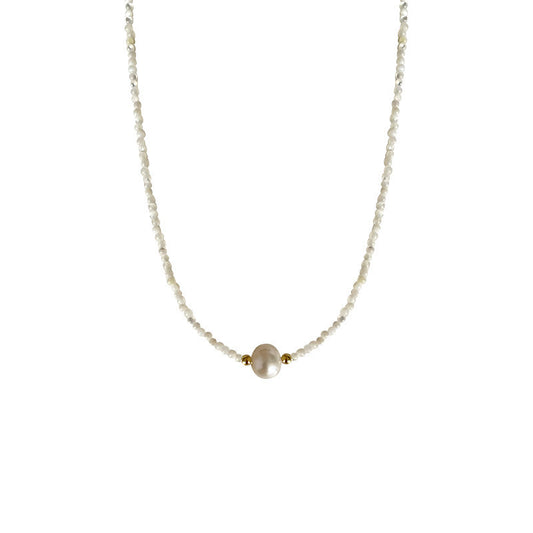 Fashion Natural Freshwater Pearl Necklace Short