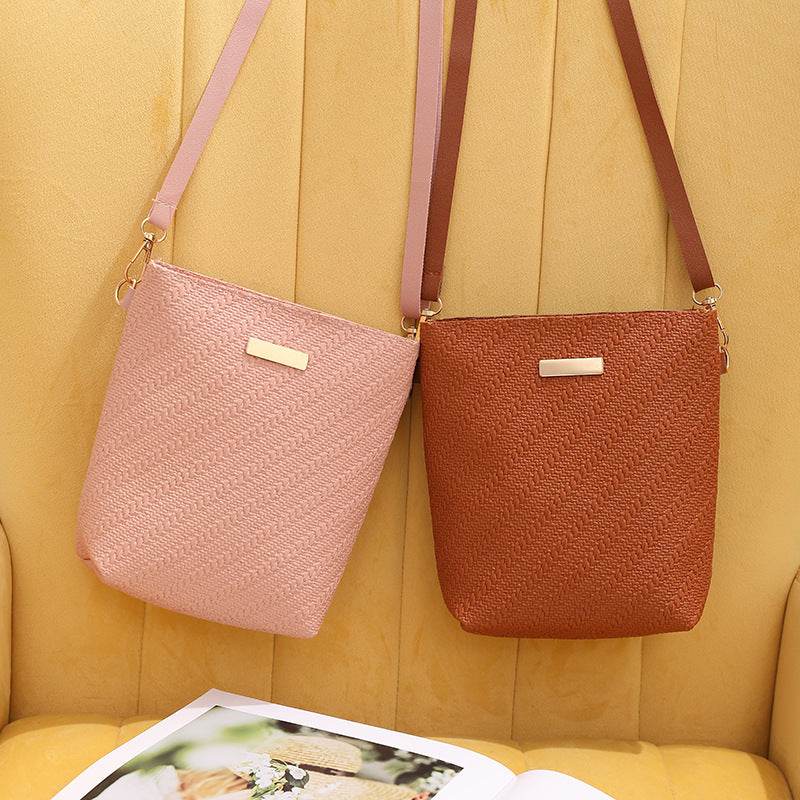 Simple Casual Shoulder Women Bag - Mubimart