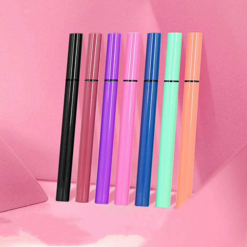 Colorful Eyeliner Pen Non Smudging Sticky False Eyelashes Gel Free - Mubimart