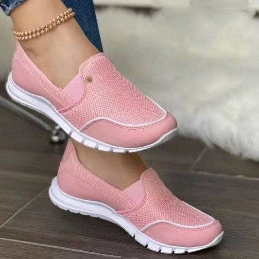 Casual Shoes Flat Heel Slip-on Loafers Women New Fashion Shoes - Mubimart