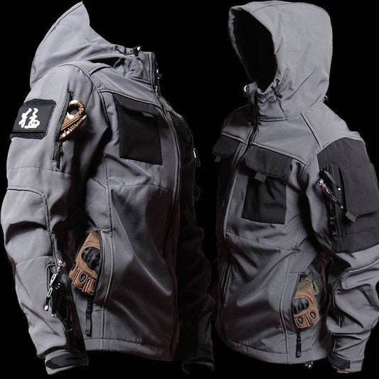 Men's Fleece Jackets Overalls And Workwear Pants For Autumn And Winter - Mubimart