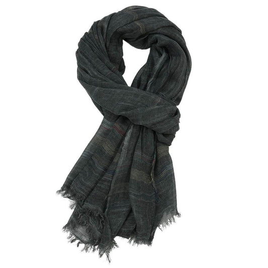 New Yarn-dyed Striped Scarf For Men - Mubimart