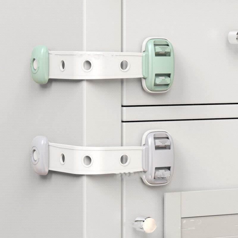 Children's Safety Lock Drawer Lock Buckle Baby Anti-clip Hand Cabinet Cabinet Door Lock - Mubimart