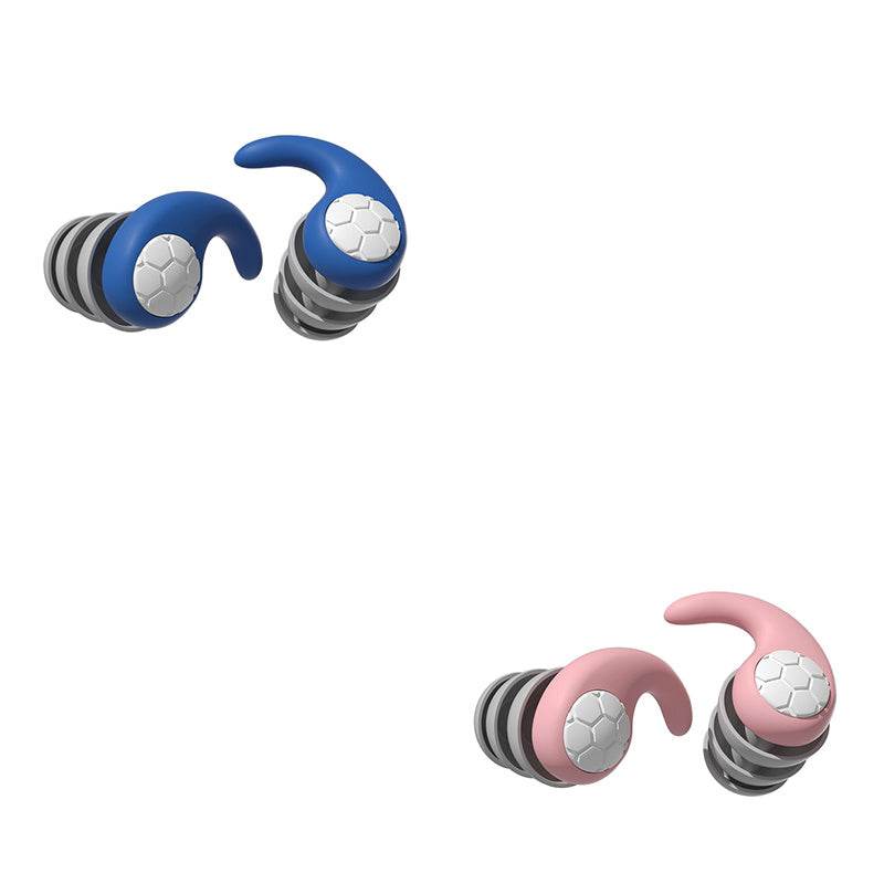 Sleeping And Swimming Waterproof Three-layer Silent Silicone Soundproof And Noise-reducing Earplug - Mubimart