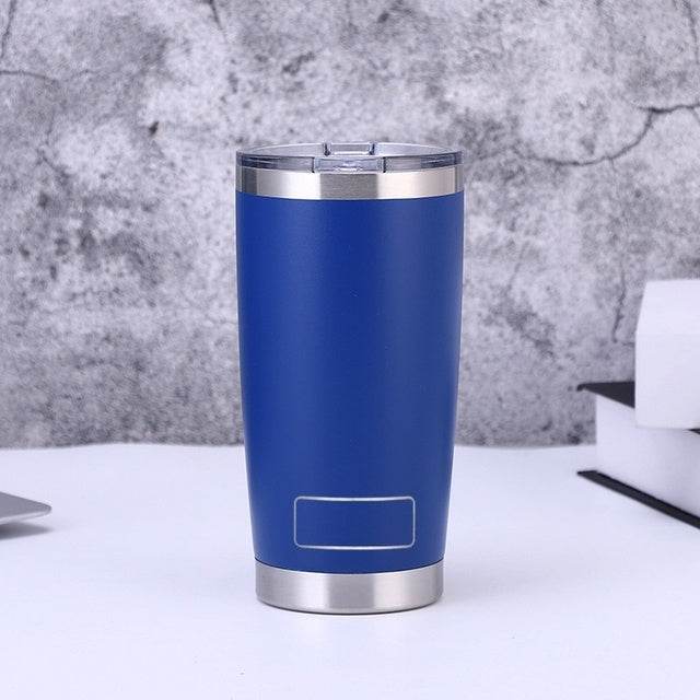20oz Travel Mug Yetys Ice Cup Tumbler 304 Stainless Steel Do - Mubimart