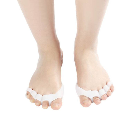 SEBS Silicone Five-hole Toe Separator Hallux Valgus Separator Overlapping Toe Pad Curved Deformed Toe Corrector - Mubimart
