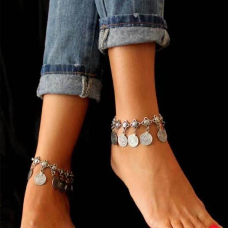 Turkey Coin Antalya Bracelet Beach Ankle - Mubimart