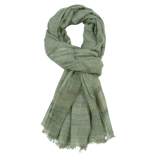 New Yarn-dyed Striped Scarf For Men - Mubimart