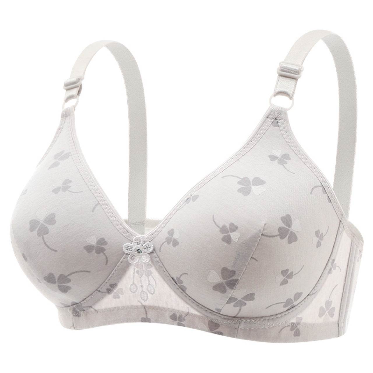 Large Size Thin Underwear Anti-sagging Wireless Bra - Mubimart