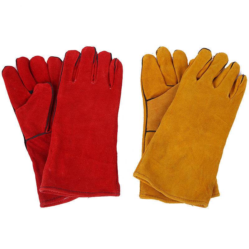 Welding Gloves Cowhide Gloves - Mubimart