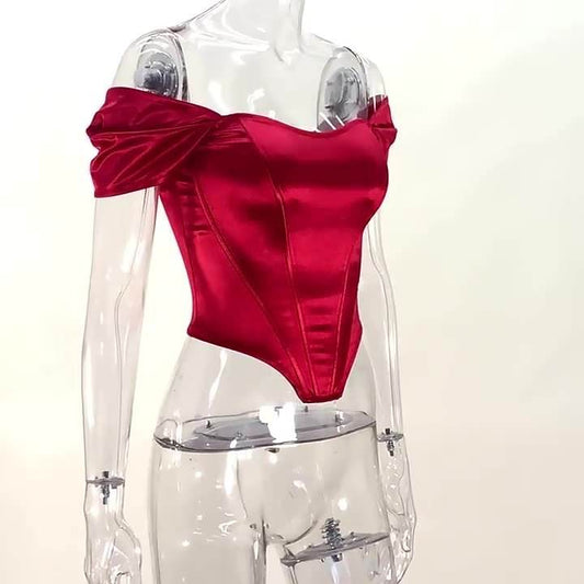 Fishbone Corset Tube Top Vest And Shoulder Top Women - Mubimart