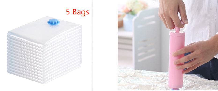 Vacuum Storage Single Pack Large Vacuum Suction Compression Bag Quilt Clothes Packing And Finishing Bag Dustproof Storage Bag - Mubimart