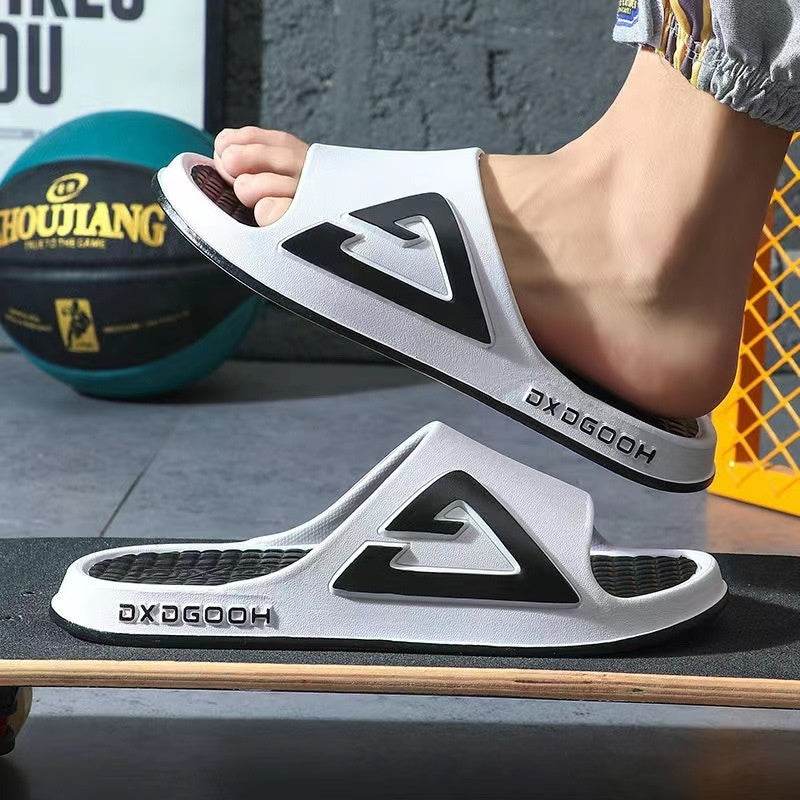 Flip-Flops Outdoor Non-slip Slip Slip-on Slippers For Men - Mubimart