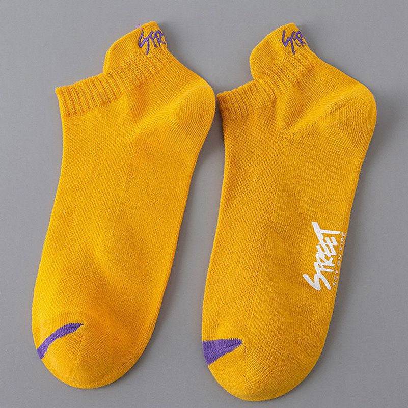 Thin Deodorant Low-top Mesh Style For Sports Sweat-proof Socks - Mubimart
