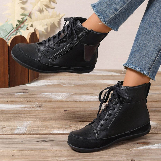 Barefoot Boots Fleece-lined Snow Ankle Boots - Mubimart