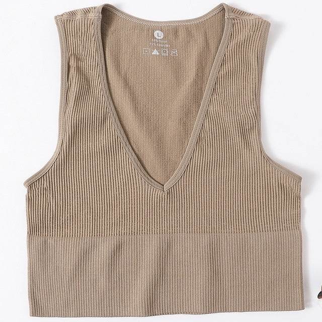 Chic Sexy Camisole Women Tank Crop Top Female Vest - Mubimart