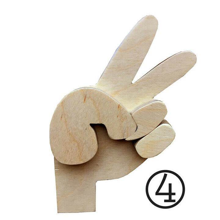 European And American Popular Gesture Hooks Clothes Pegs - Mubimart