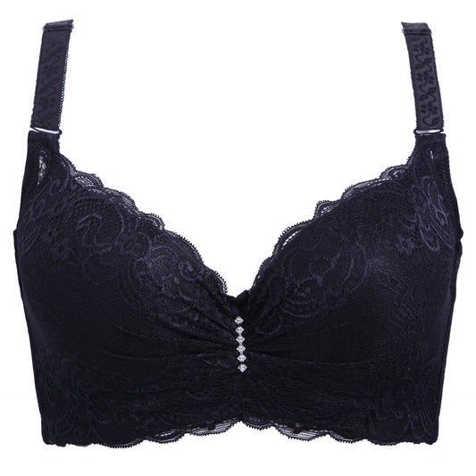 Lace Sexy Plus Size Bra For Women - Mubimart