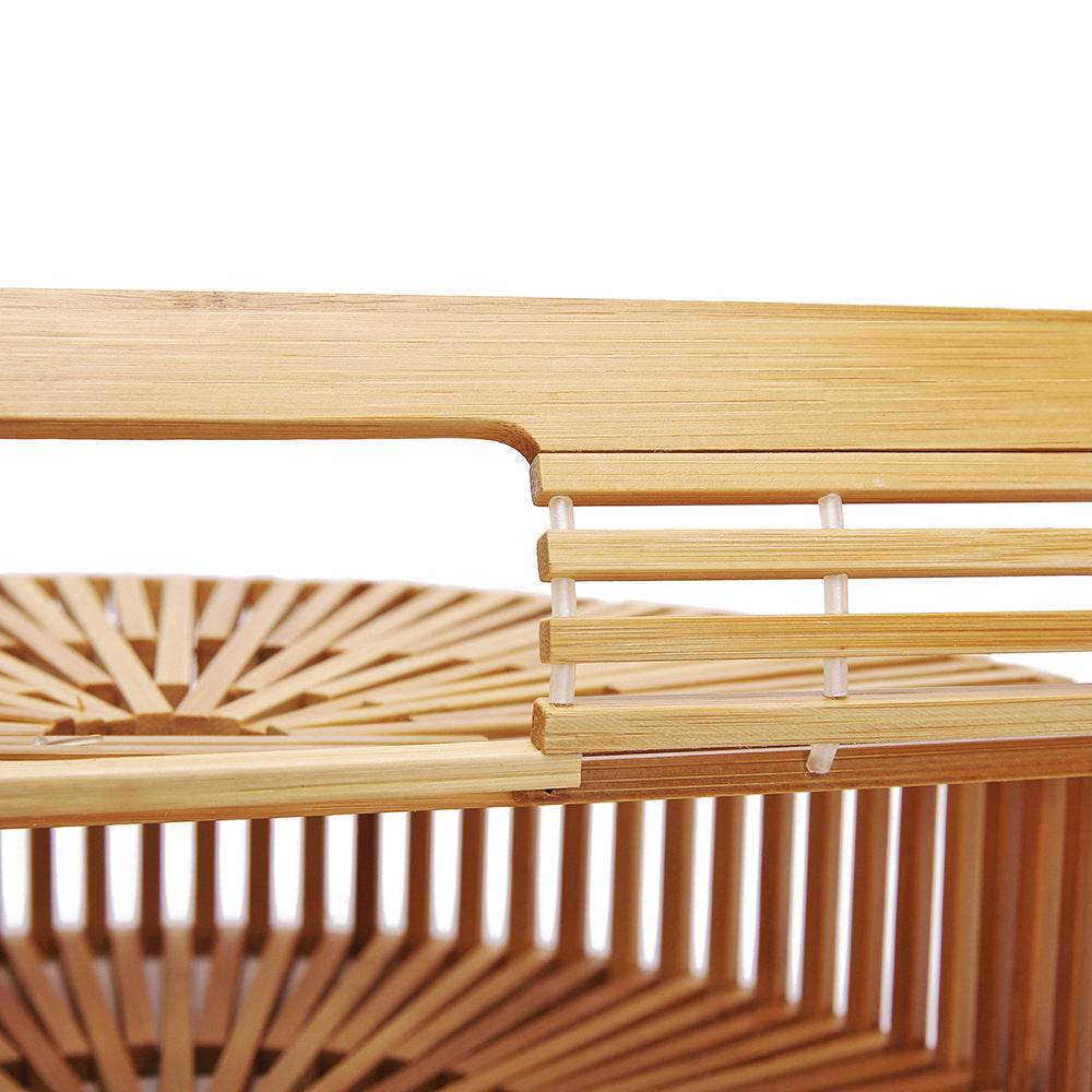 Bamboo Woven Bag Rattan Creative Beach Handbag Women - Mubimart