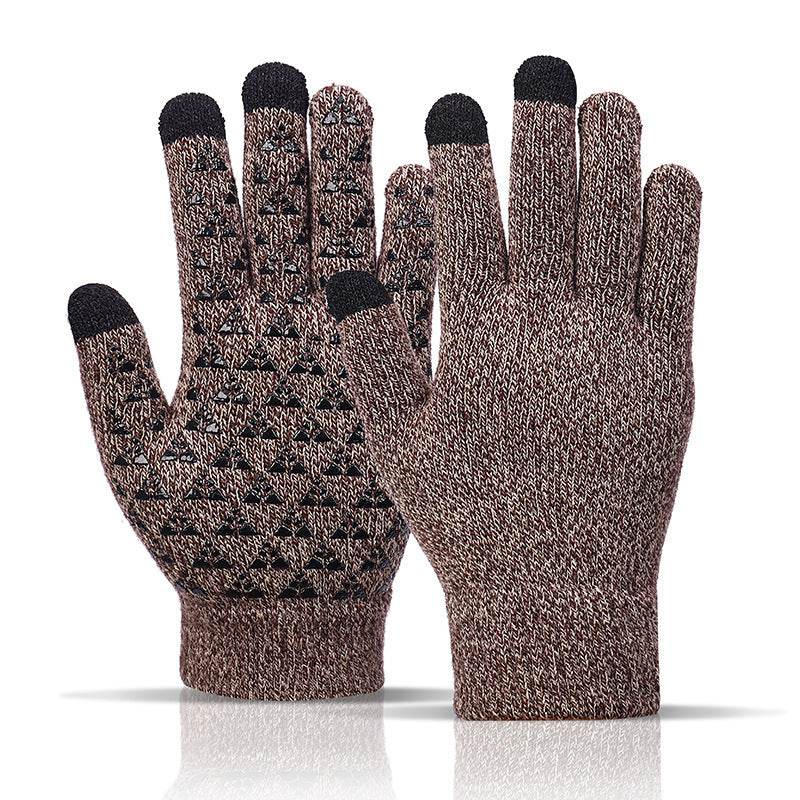 Warm And Fleece Gloves For Men Women In Autumn Winter - Mubimart
