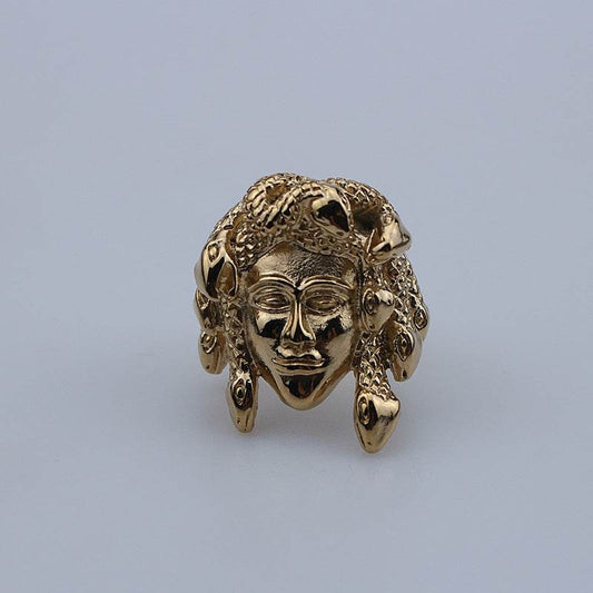 European And American Punk Style Retro Titanium Steel Ring For Men And Women - Mubimart