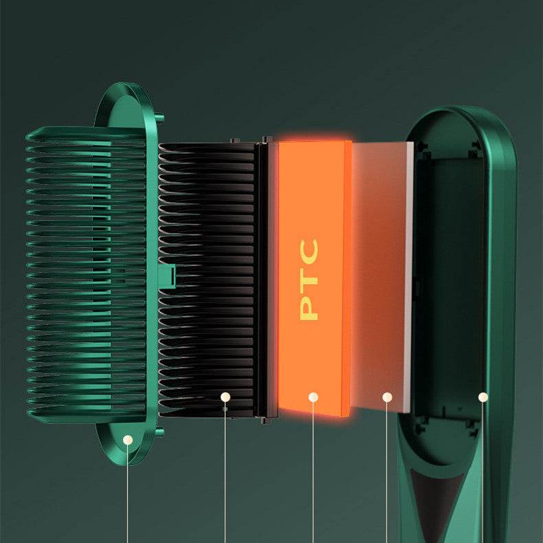 Electric Anion Hair Curler Hair Curler And Straightener Dual-use Hair Straightener - Mubimart