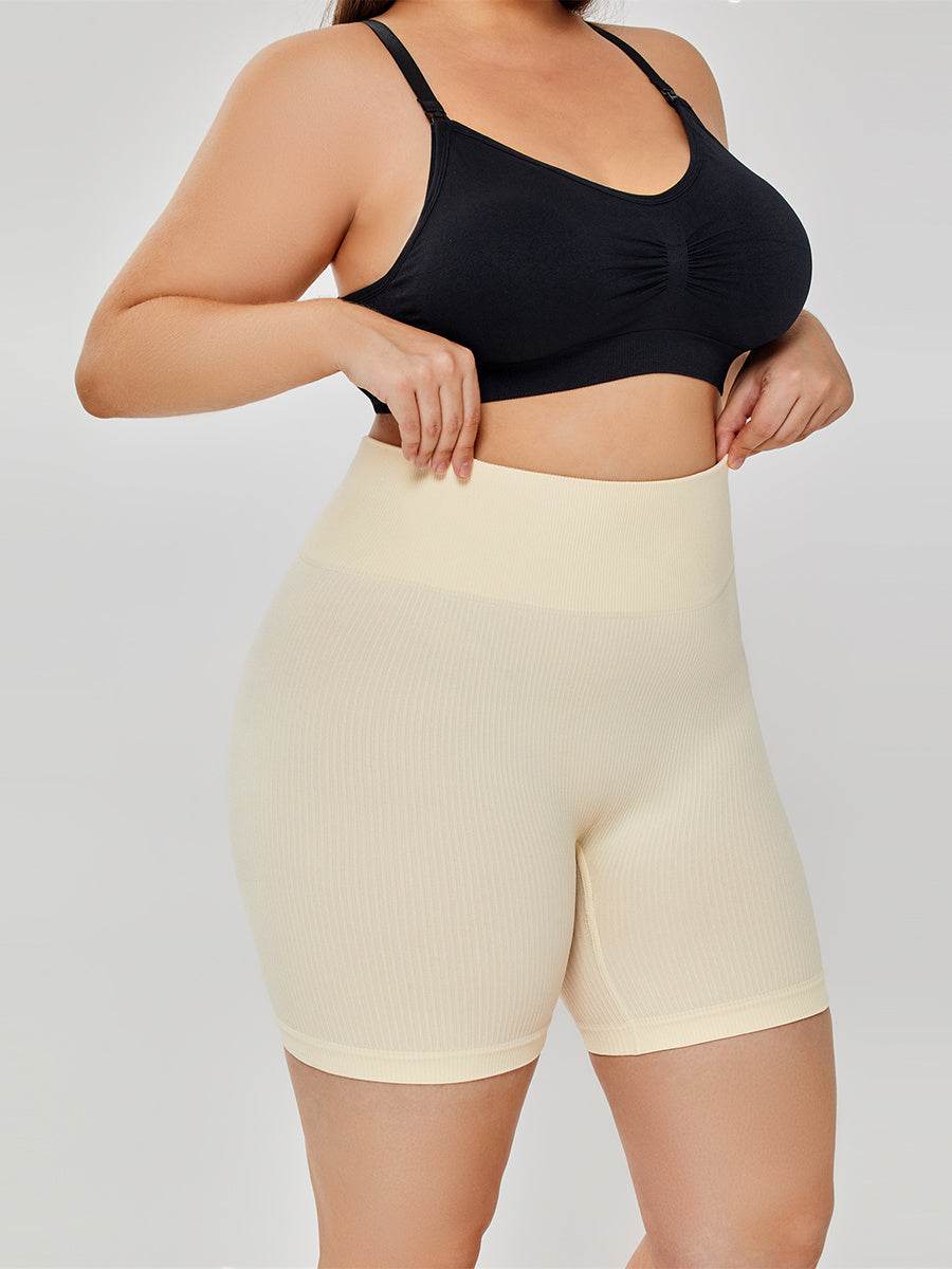 High Waisted Body Shaper Thigh Slimmer Butt Lifting Shapewear For Women - Mubimart