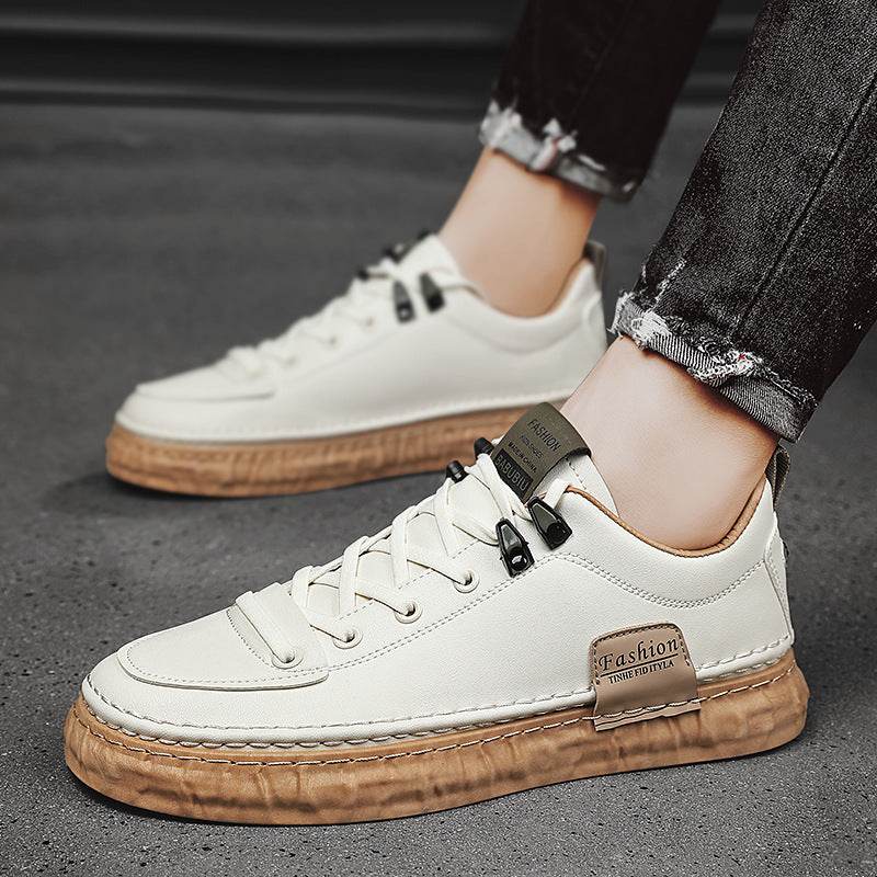 Sports White Shoes Breathable Men - Mubimart