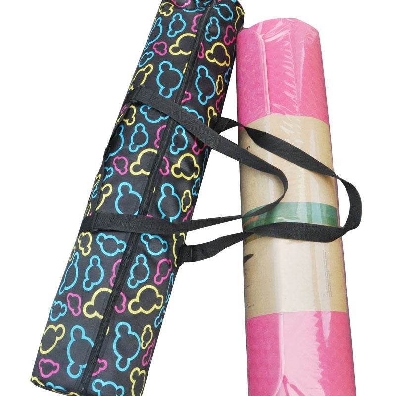 Yoga Mat Backpack Yoga Sack Waterproof Sports Bag Zipper - Mubimart