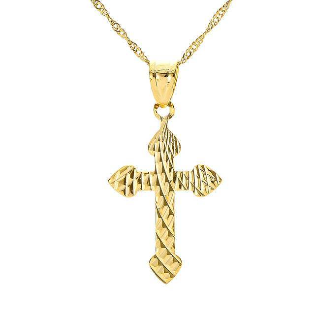 Fashion Cross Chain Necklace Women Neckwear - Mubimart