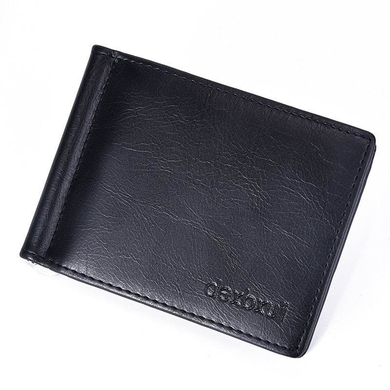 Mens Fashion Simple Vintage Mini Wallet - Mubimart