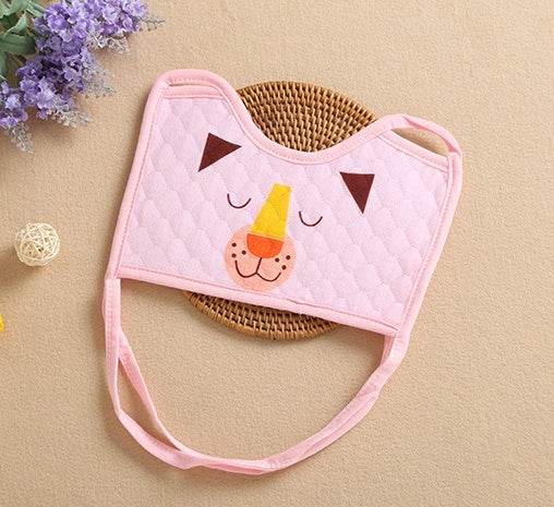 Baby Bib Square Bib Mask Style Cartoon - Mubimart
