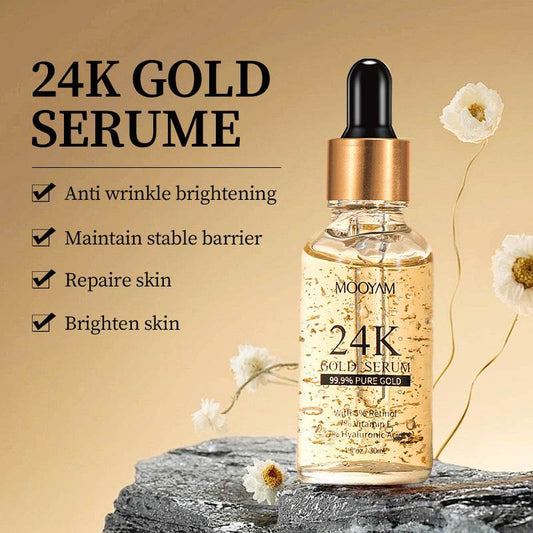 24K Gold Foil30mL Vitamin E Retinol Anti-wrinkle The Lifting Face Serum - Mubimart
