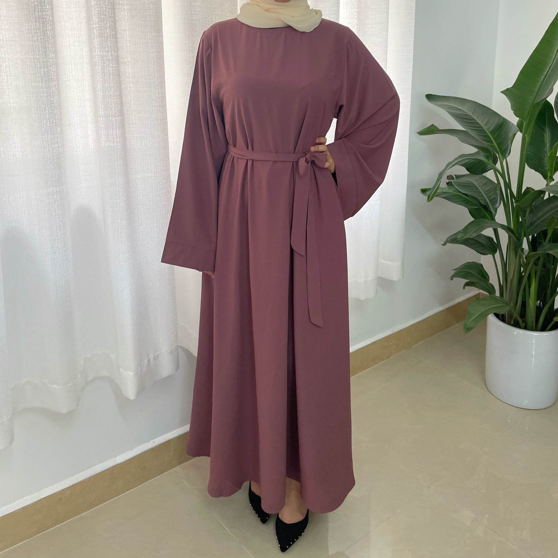 Robe Plus Size Muslim Dress - Mubimart