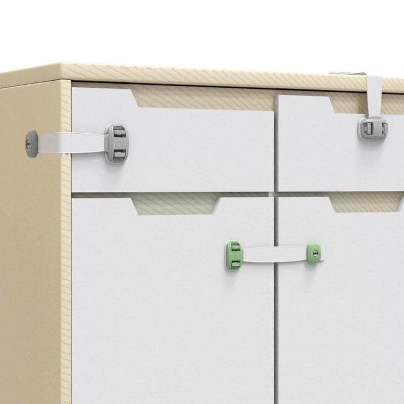 Home Baby Safety Protection Lock Anti-Clip Hand Door Closet Cabinet Locks Fo Fridge Cabinet Drawer Box Safe Lock For Kids No Tools Or Drilling Child Safety Cabinet Proofing Cabinet Drawer Door Latches - Mubimart