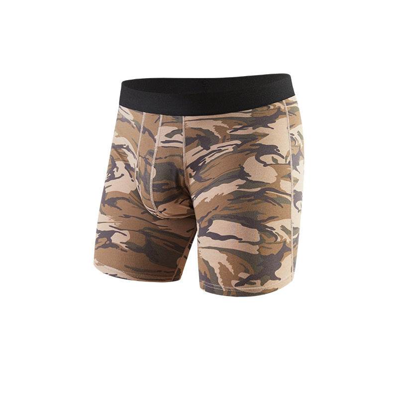 Men's Shorts Lengthened Boxer Briefs - Mubimart
