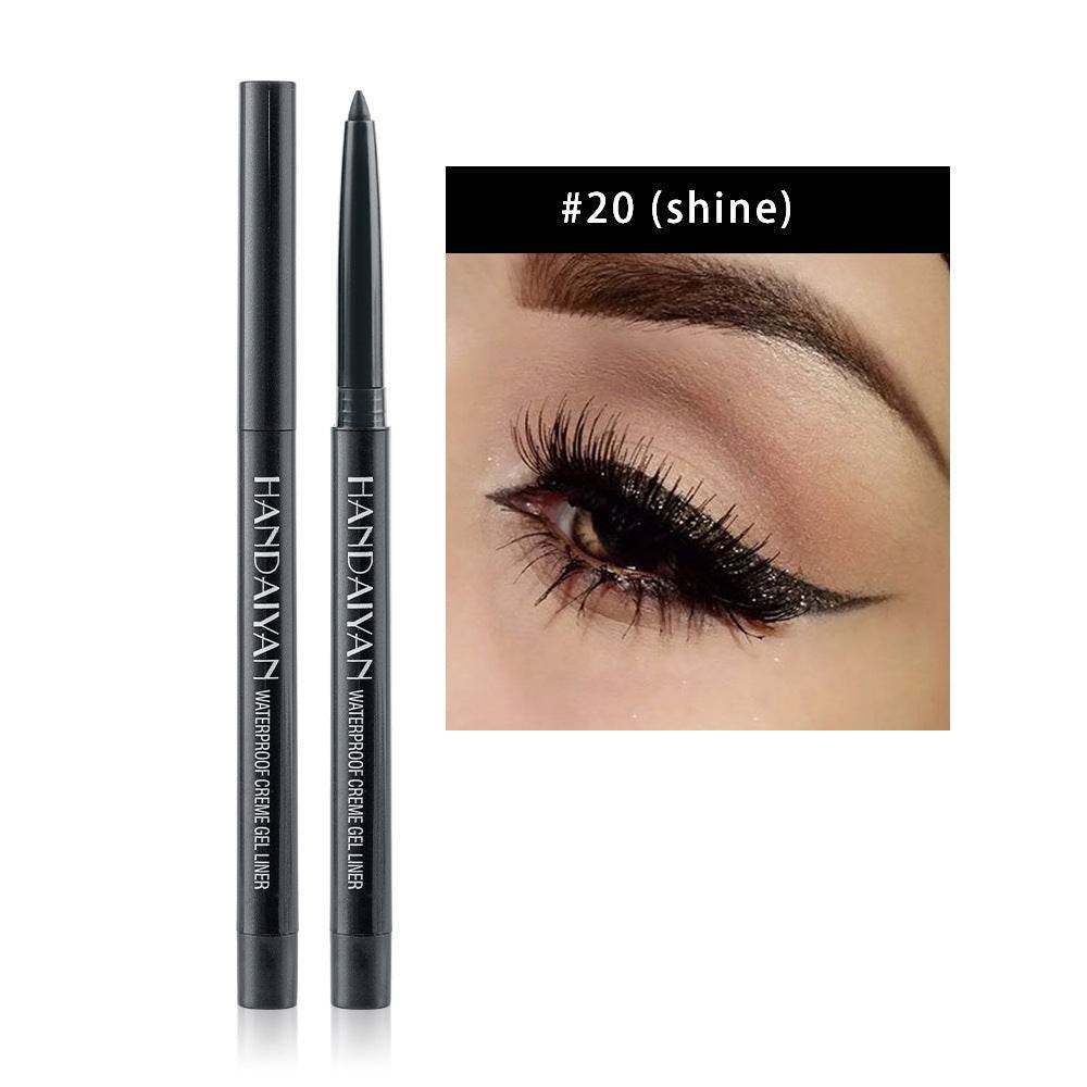 20 Color Cat Eye Makeup Waterproof Neon Colorful Liquid Eyeliner Pen Make Up Comestics Long-lasting Black Eye Liner Pencil - Mubimart